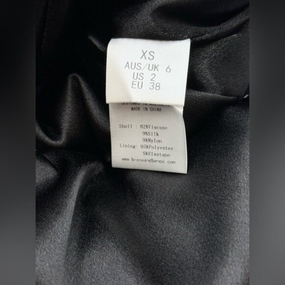 🆕 BRONX & BANCO 🧿 NWOT Florentina Corset Gown, Black Velvet, Sz XS US 2 - Picture 14 of 15